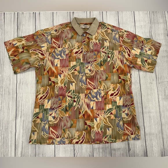 TORI RICHARD of HONOLULU Men's Multicolor Patterned Shirt/size 2XL - Picture 6 of 8